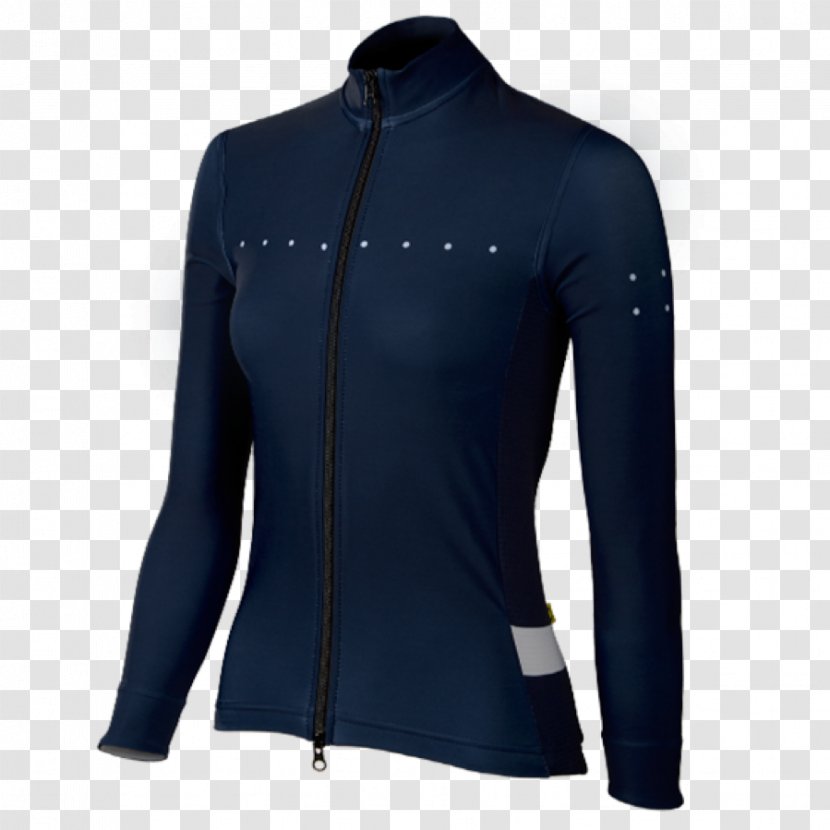 Tracksuit Jersey Shirt Jacket Blue - Placket - Women Transparent PNG