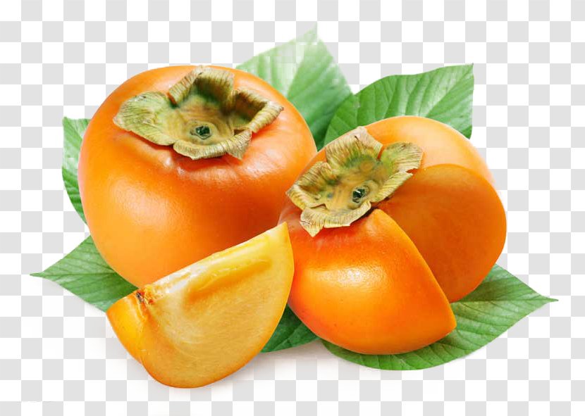 Japanese Persimmon Date-plum Fruit Khaki - Ebenaceae - Crisp Large Transparent PNG