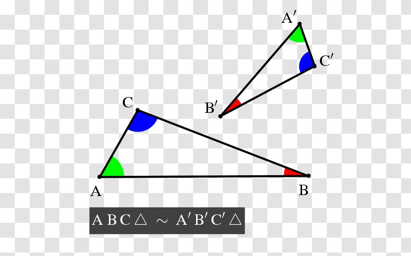 Similar Triangles Similarity Semelhança De Triângulos - Diagram - Triangle Transparent PNG