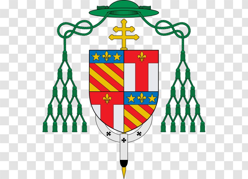 Coat Of Arms Santa Lucia Del Gonfalone Cardinal Crest - Area Transparent PNG