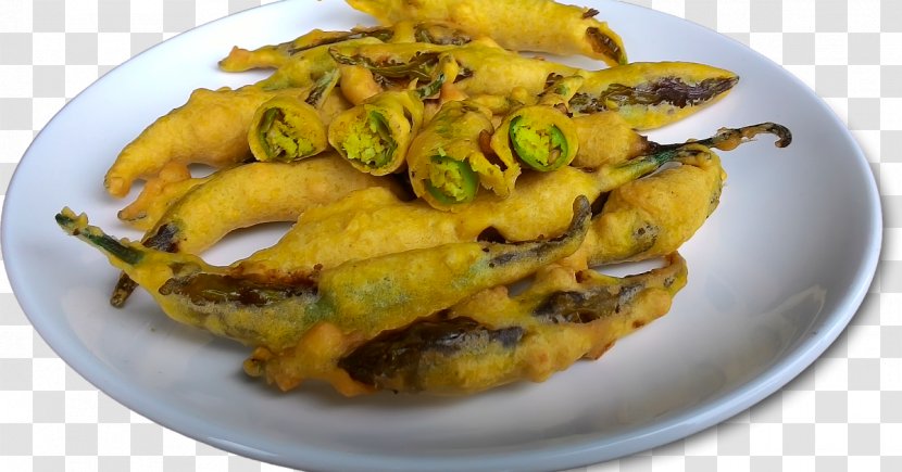Pakora Indian Cuisine Vegetarian Food - Frying - Turmeric Finger Transparent PNG