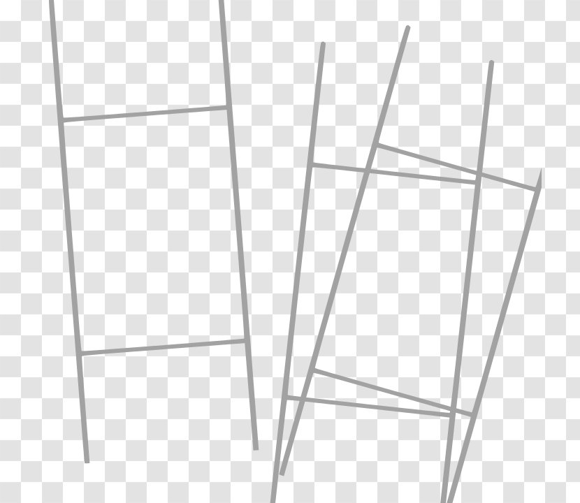 White Angle Easel Symmetry Transparent PNG