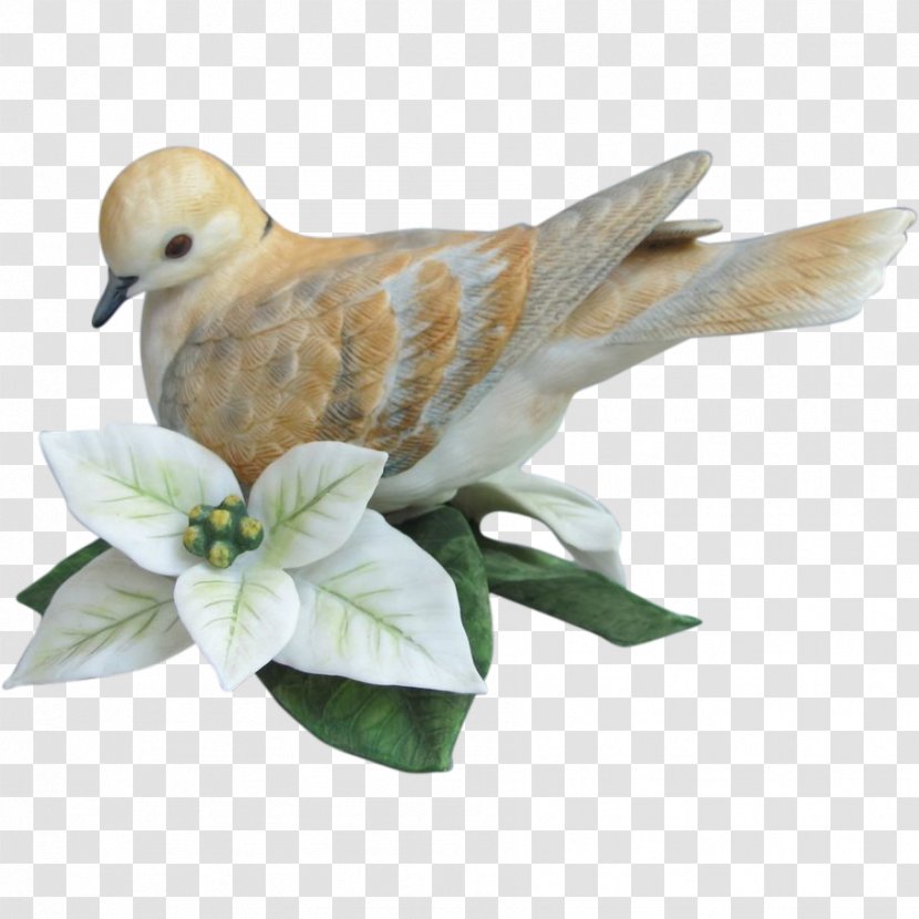 Columbidae Figurine Bird European Turtle Dove - Wing Transparent PNG