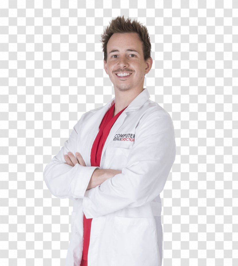 Lab Coats Physician Stethoscope Sleeve - Uniform - Computer Repair Doctor Transparent PNG