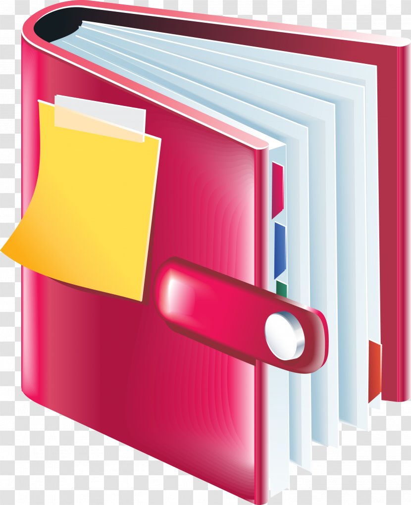 Paper Pen Diary - Books Vector Transparent PNG