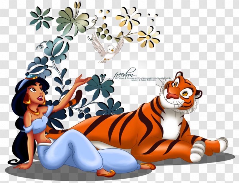 Princess Jasmine Rajah Belle Cinderella Ariel - Big Cats Transparent PNG