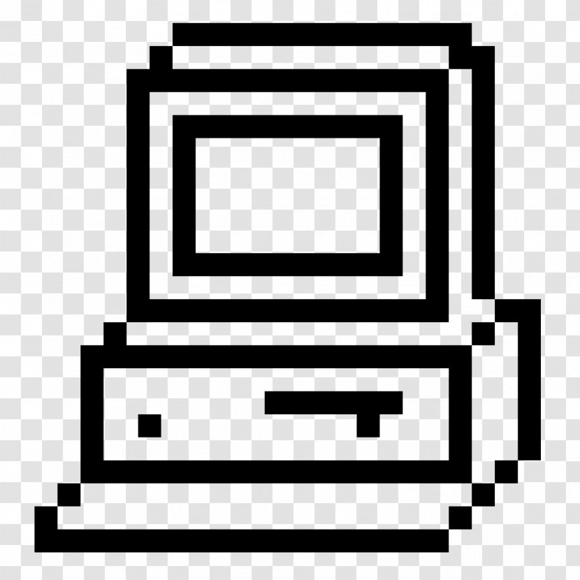 Pixel Art Video Game Consoles Boy PlayStation - Black And White - Computer Icon Transparent PNG