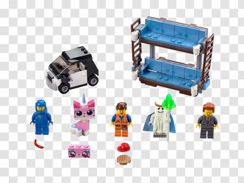 LEGO 70817 Batman & Super Angry Kitty Attack 70818 The Lego Movie Double-Decker Couch Emmet Minifigure - Plastic - Toy Transparent PNG