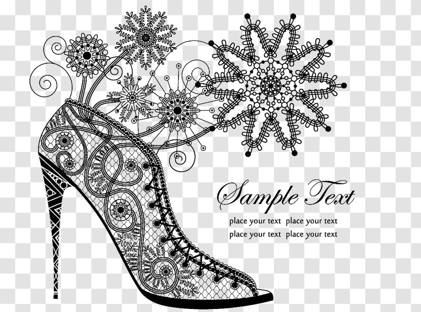 Appleton Wausau High-heeled Footwear Shoe - Monochrome Photography - Fashion High Heels Pattern Transparent PNG