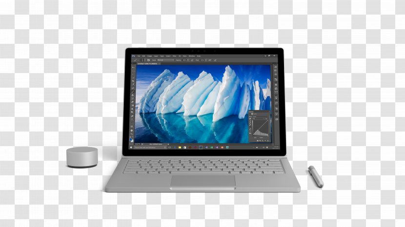 Laptop MacBook Pro Surface Book 2 Microsoft - Intel Core I7 - Silver Transparent PNG
