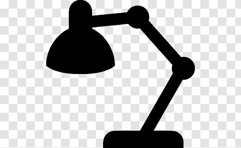 Lamp Clip Art - Black And White Transparent PNG