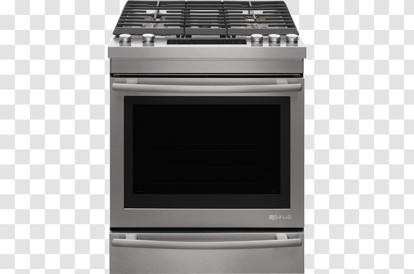 Cooking Ranges Gas Stove Jenn-Air Home Appliance Stainless Steel - Oven Transparent PNG
