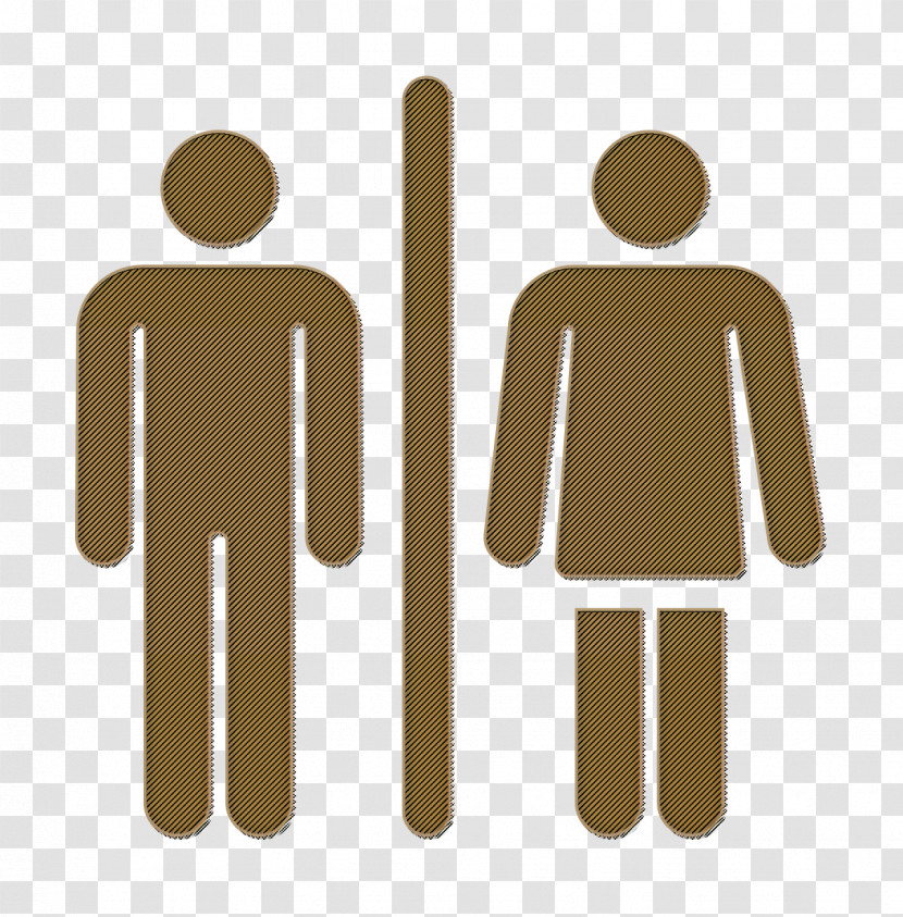 Toilets Icon Airport Human Pictograms Icon Unisex Icon Transparent PNG