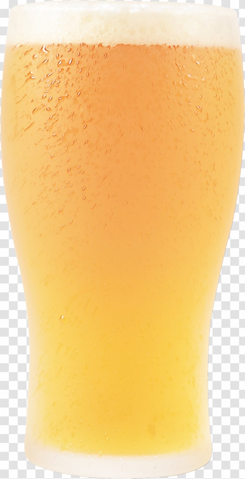 Beer Glass Drink Pint Yellow Wheat - Champagne Cocktail Juice Transparent PNG