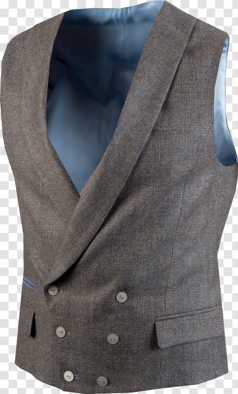 Blazer Gilets Formal Wear Suit Button - Pocket - Fashion Waistcoat Transparent PNG
