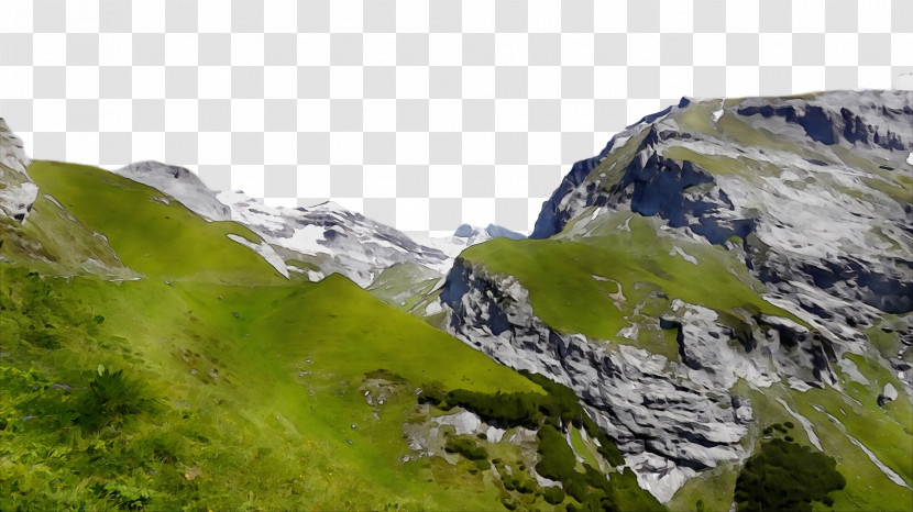 Mount Scenery Terrain Mountain Pass Alps Valley Transparent PNG