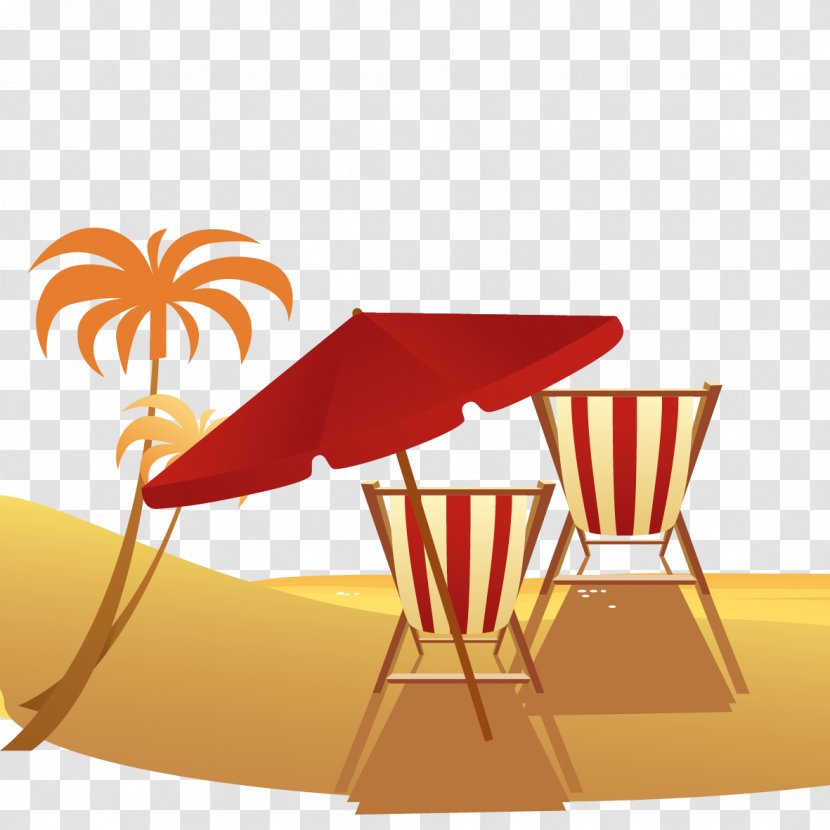 Beach Strandkorb Illustration - Chair - Sandy Transparent PNG