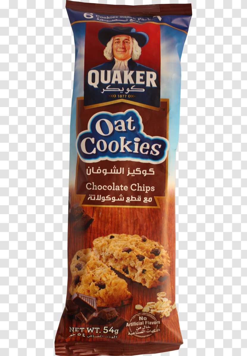 Biscuits Chocolate Chip Cookie Oatmeal Raisin Cookies Quaker Oats Company - Oat - Chips Oman Transparent PNG