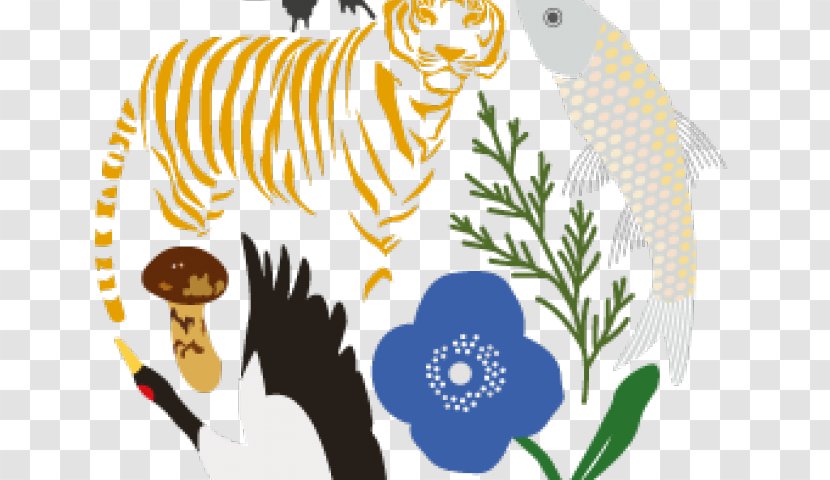 Environment Day Drawing - Wildlife - Tiger Plant Transparent PNG