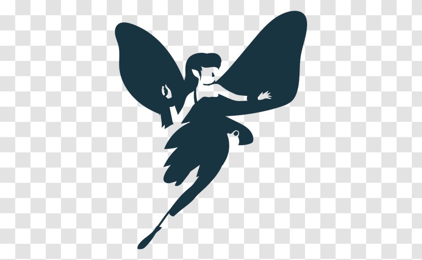 Angel Cartoon - Blackandwhite - Logo Transparent PNG