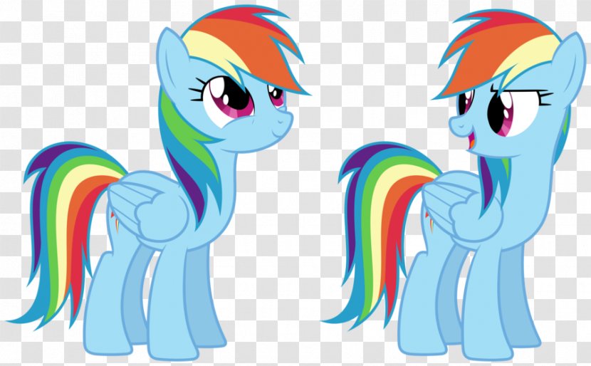 My Little Pony Rainbow Dash Horse - Heart Transparent PNG