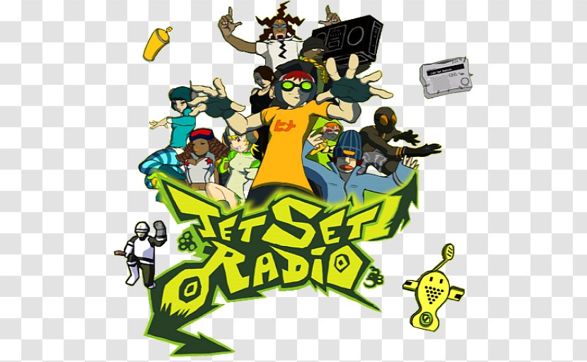 Jet Set Radio Future HD Dreamcast Video Game - Android Transparent PNG