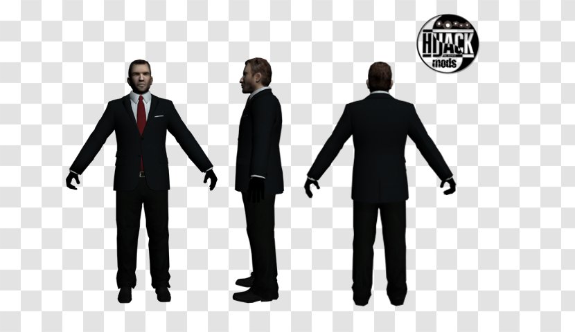 Grand Theft Auto: San Andreas Auto V PlayStation 2 Multiplayer Prototype - Human Behavior - Hitman Suit Transparent PNG