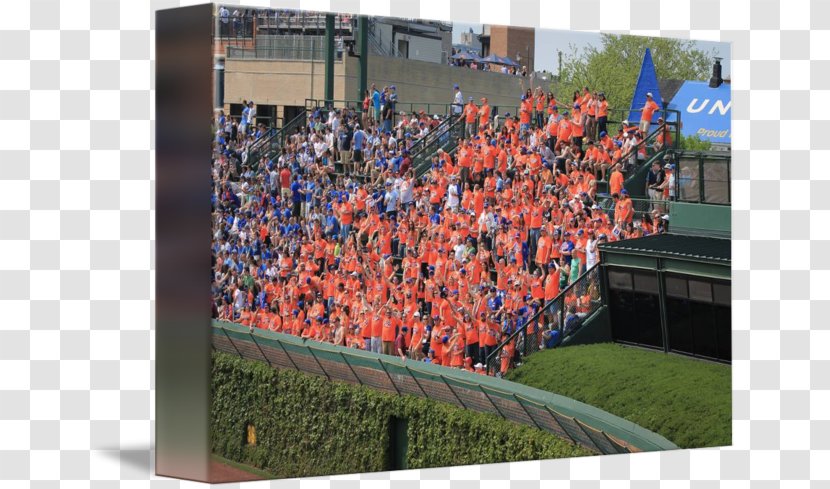 Wrigley Field The 7 Line Army Gallery Wrap Canvas Art Transparent PNG