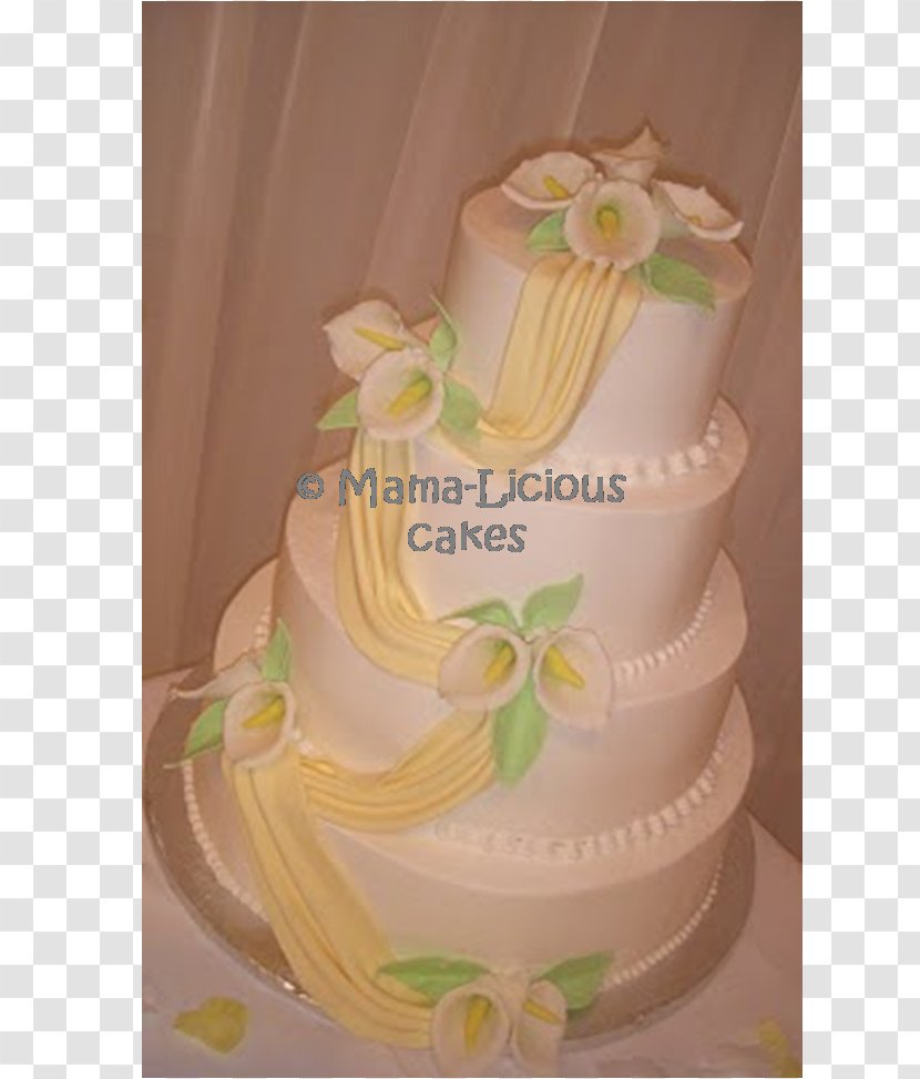 Wedding Cake Buttercream Torte Decorating Transparent PNG