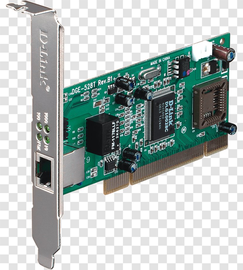 Network Cards & Adapters Conventional PCI Gigabit Ethernet D-Link Computer - Hardware Programmer Transparent PNG