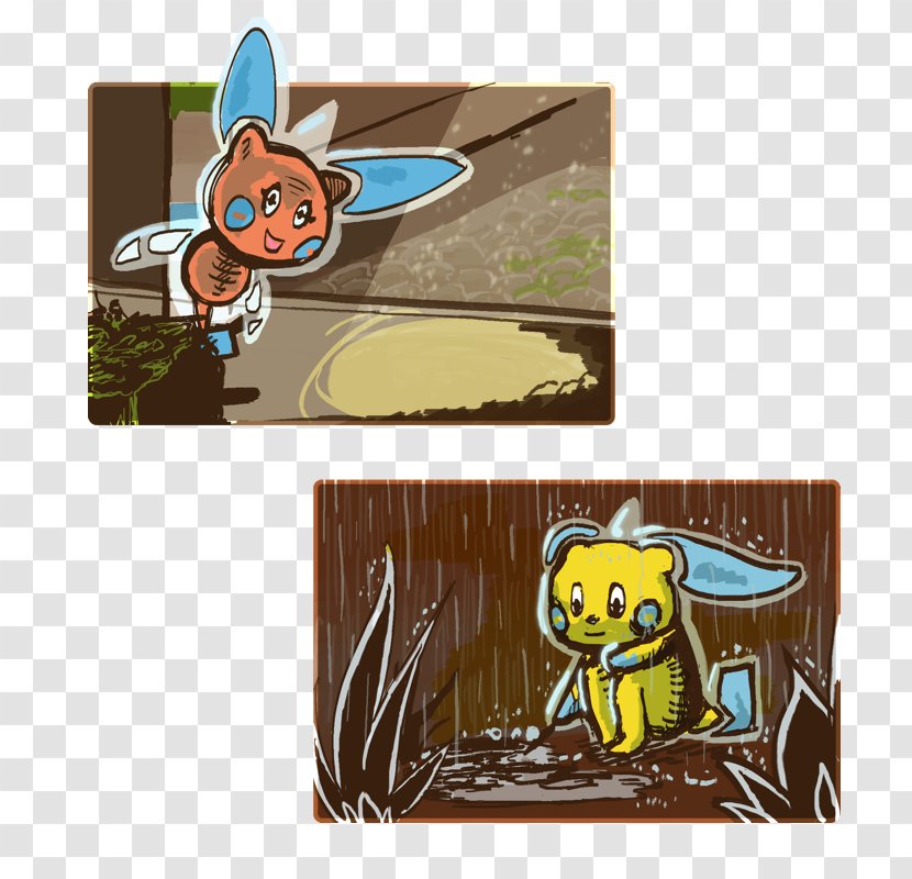 Cartoon Fauna Animal - Rainy Day Transparent PNG