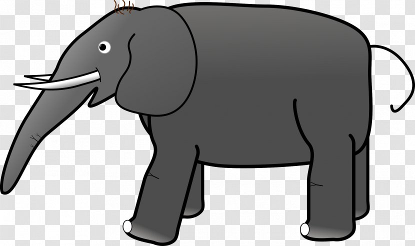 Indian Elephant African Grey Clip Art - Asian - Cliparts Transparent PNG