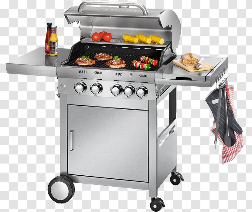 Profi Cook PC GG 1059 - Gasgrill - SilverGas Grill14.75kW ProfiCook Burner Gas Barbecue PC-GG 1057 Si Stainless Steel 1058Gas Grill12.60kW GasgrillBarbecue Transparent PNG