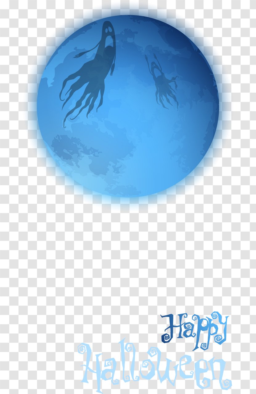 Halloween Blue Moon - Raster Graphics Transparent PNG