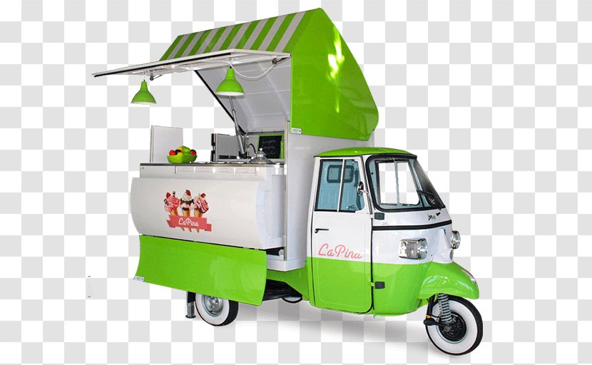Piaggio Ape Daihatsu Hijet Ice Cream Street Food - Machine Transparent PNG