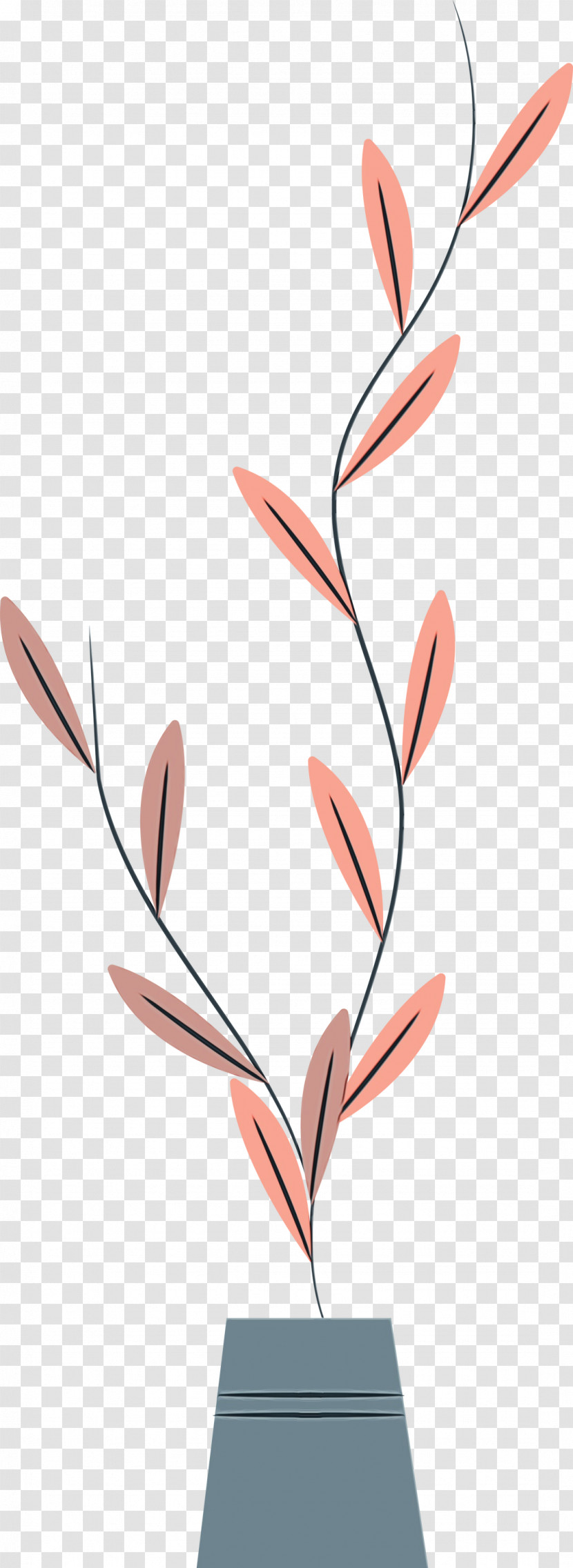 Petal Leaf Line Flower Plants Transparent PNG