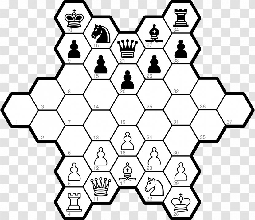 Hexagonal Chess Csillagsakk Rook Bishop - Monochrome Transparent PNG