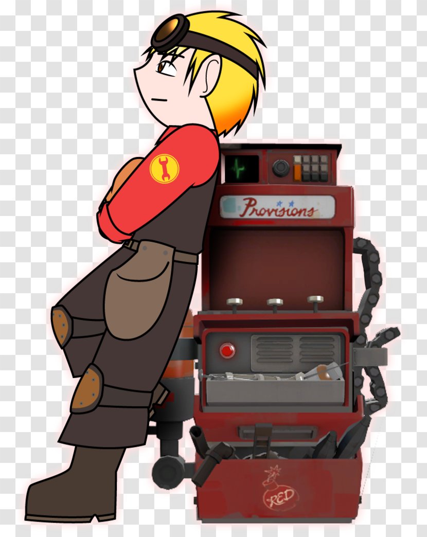 Team Fortress 2 Valve Corporation Mod Engineer Cartoon - Technology - Dispencer Transparent PNG