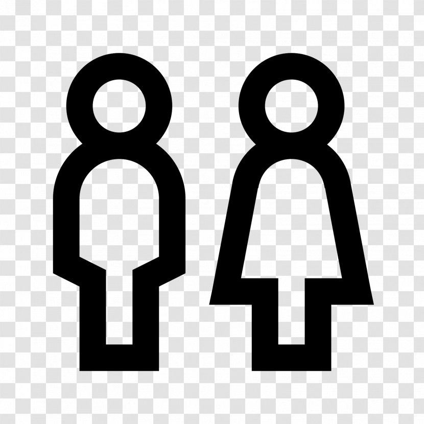 Gender Symbol - Male And Female Toilets Transparent PNG