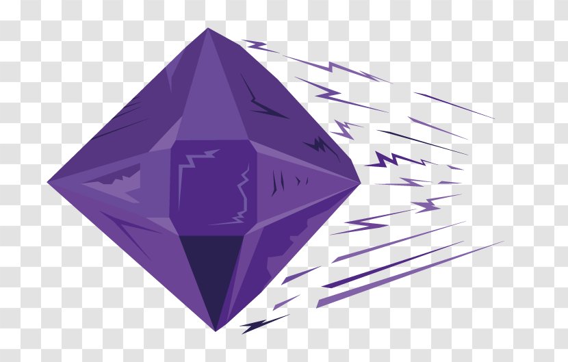 Brand Triangle - Violet - Abstract Style Transparent PNG