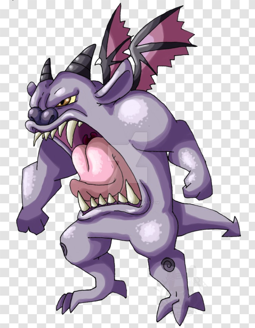 Dragon Demon Animated Cartoon - Supernatural Creature Transparent PNG