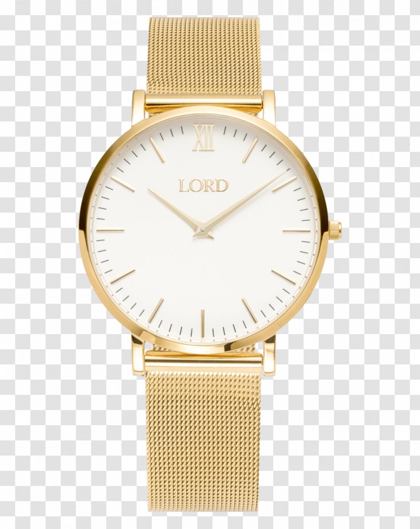 Watch Quartz Clock Chronograph Strap Gold - Classic Women's Day Transparent PNG
