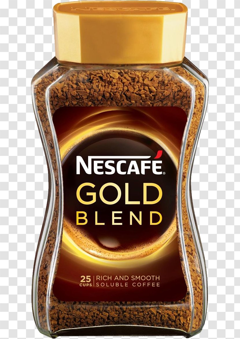 Instant Coffee Latte Cappuccino Nescafé - Gold Blend Couple - Nescafe Jar Transparent PNG