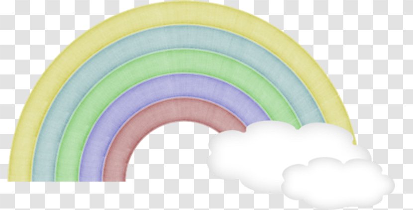 Yellow Angle - Sky - Hand-painted Rainbow Transparent PNG