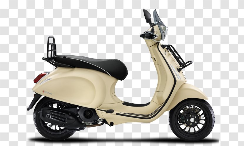 Vespa GTS Piaggio Scooter Sprint - Motorcycle Transparent PNG