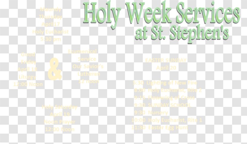 Paper Line Brand Font - Text - Holy Week Transparent PNG