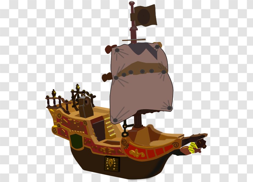 Piracy Ship Pirates Of The Caribbean Clip Art - Royaltyfree Transparent PNG