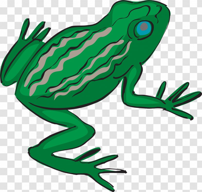 Frog Stencil - Silhouette Transparent PNG