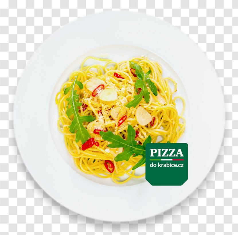 Thai Cuisine Chinese Noodles Carbonara Spaghetti Aglio E Olio Vegetarian - Southeast Asian Food - Bacon Transparent PNG