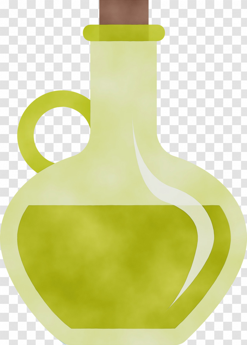 Green Yellow Bottle Transparent PNG